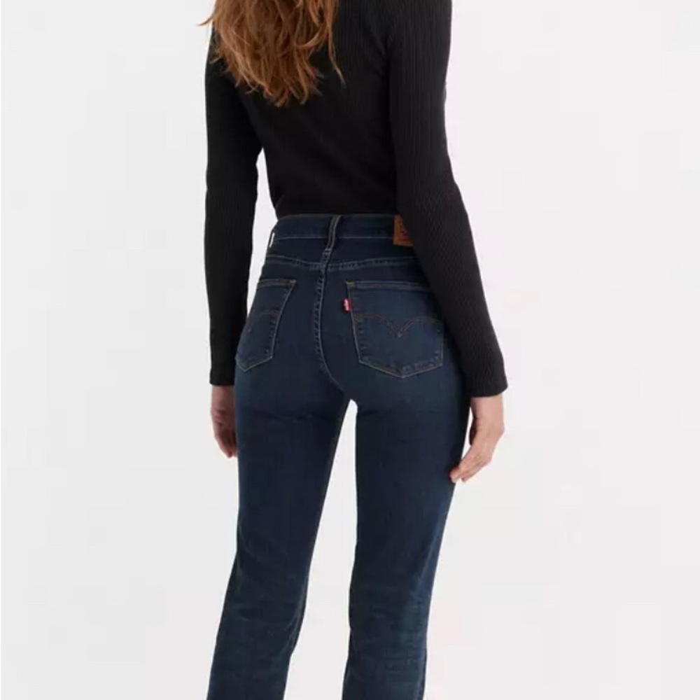 Levi’s shaping Straight Leg Jeans - Dark Blue - Picture 2 of 5